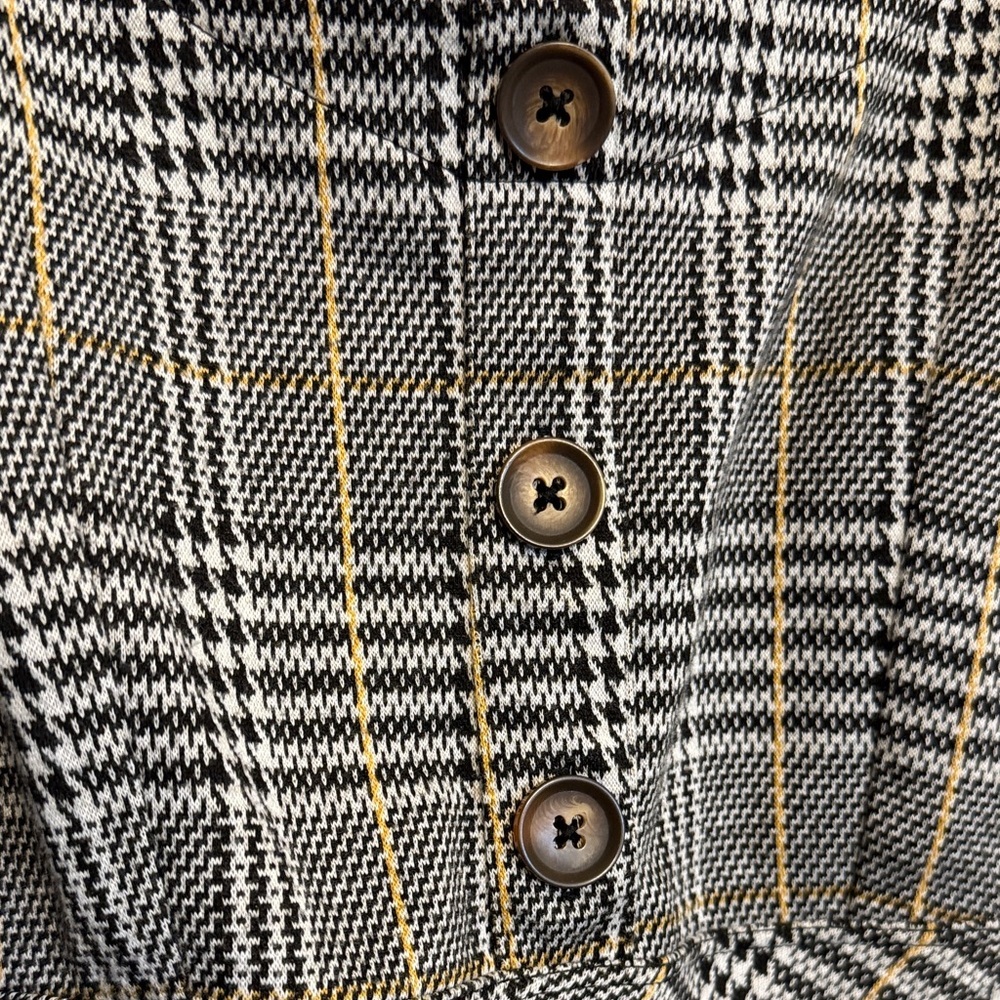 Abercrombie & Fitch Gray Plaid Mini Dress - Picture 2 of 7